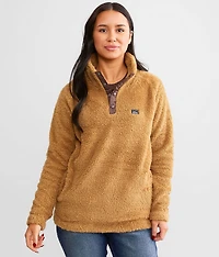 Fozzie Quarter Snap Sherpa Pullover