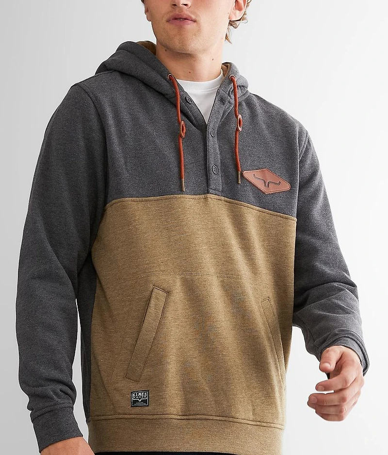 Ogden Hooded Henley Sweatshirt
