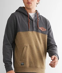 Ogden Hooded Henley Sweatshirt