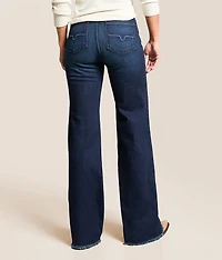 Olivia High Rise Wide Leg Stovepipe Jean