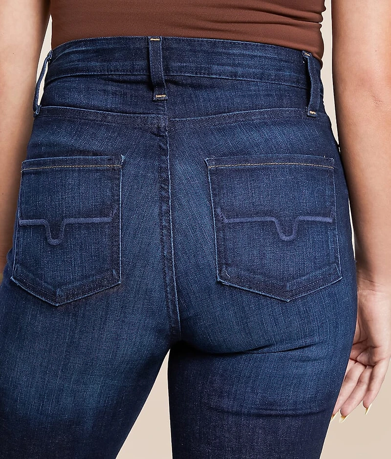Olivia High Rise Wide Leg Stovepipe Jean