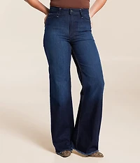 Kimes Ranch Olivia High Rise Wide Leg Stovepipe Jean
