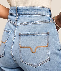 Zoey High Rise Stovepipe Wide Leg Stretch Jean