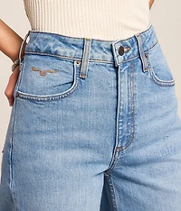 Zoey High Rise Stovepipe Wide Leg Stretch Jean