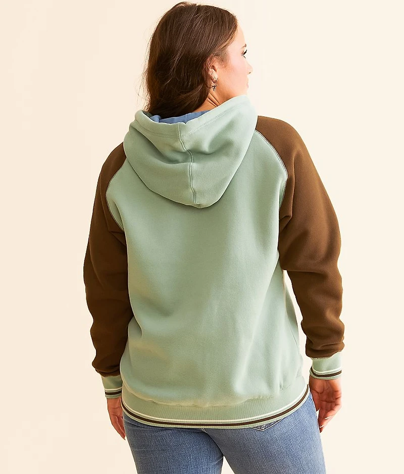 Amigo Hooded Henley Sweatshirt