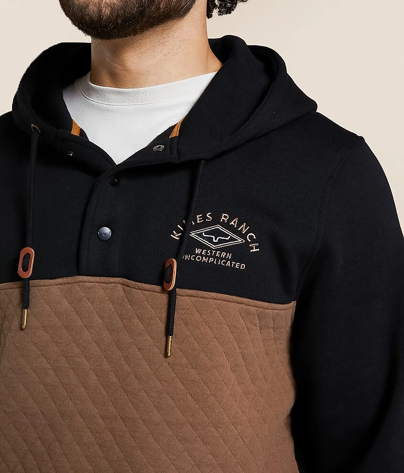 Ogden Hooded Henley Sweatshirt