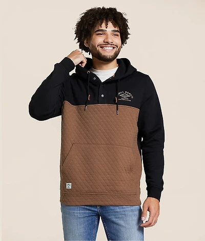 Ogden Hooded Henley Sweatshirt