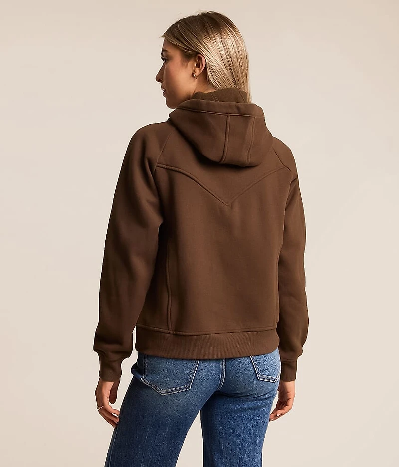 Ella Hooded Henley Sweatshirt