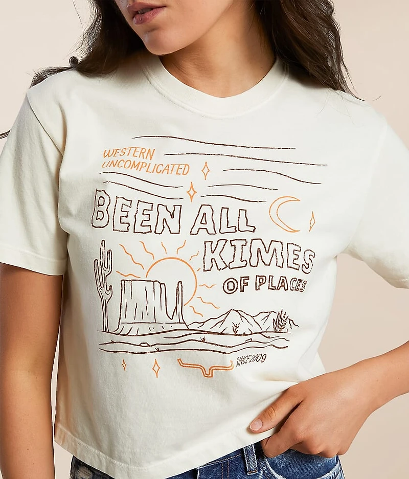 Places Cropped T-Shirt