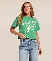 Wilder Than The West Cropped T-Shirt