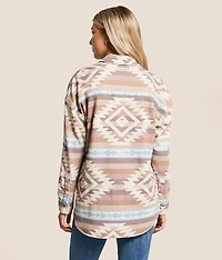 Judith Blanket Washed Henley Pullover