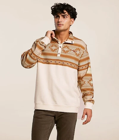 Tack Southwestern Quarter Snap Pullover