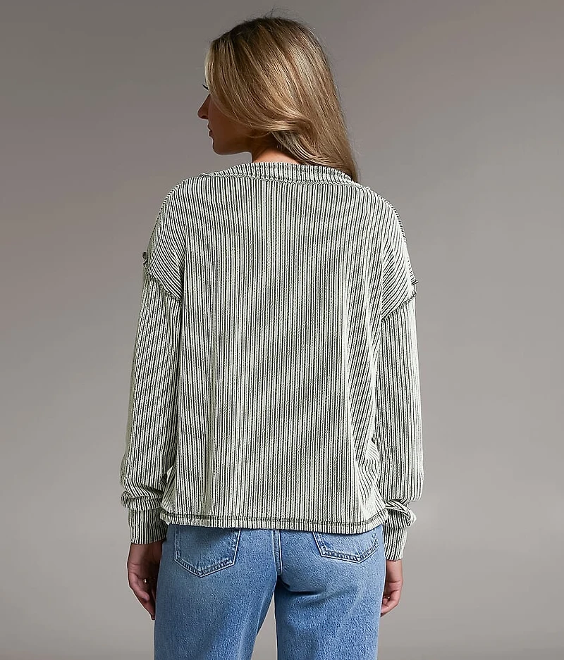 Ribbed Knit Top