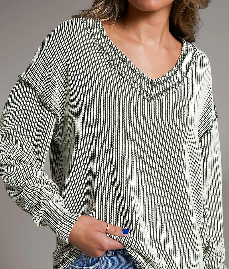 Ribbed Knit Top