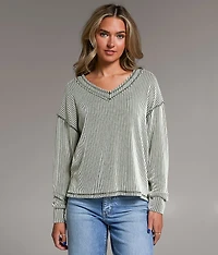 Ribbed Knit Top