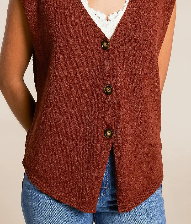 Oversized Sweater Vest