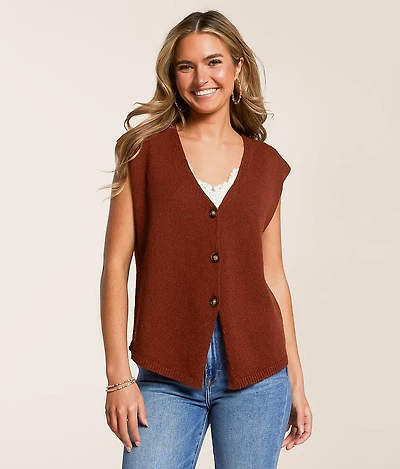 Oversized Sweater Vest