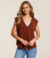 Oversized Sweater Vest