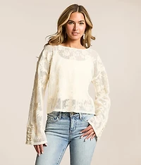 Floral Crochet Top