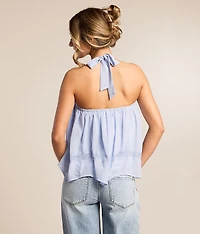 Textured Chiffon Tank Top