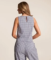 Gingham Tank Top