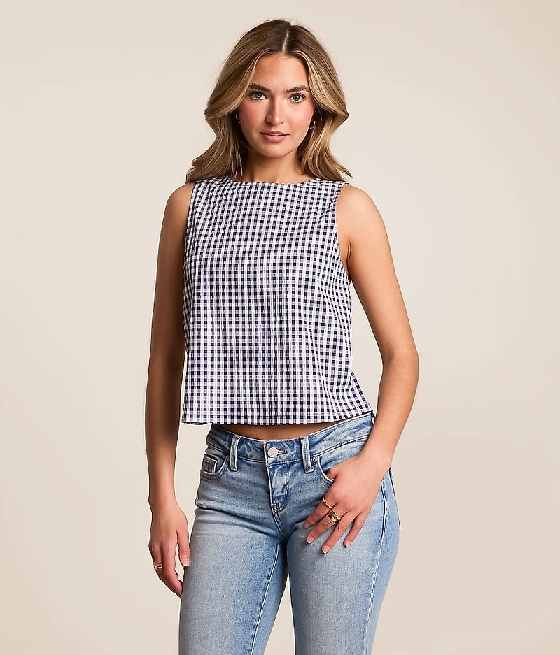 Gingham Tank Top