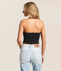 Polka Dot Hanky Tube Top