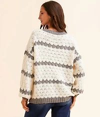 Bubble Striped Sweater