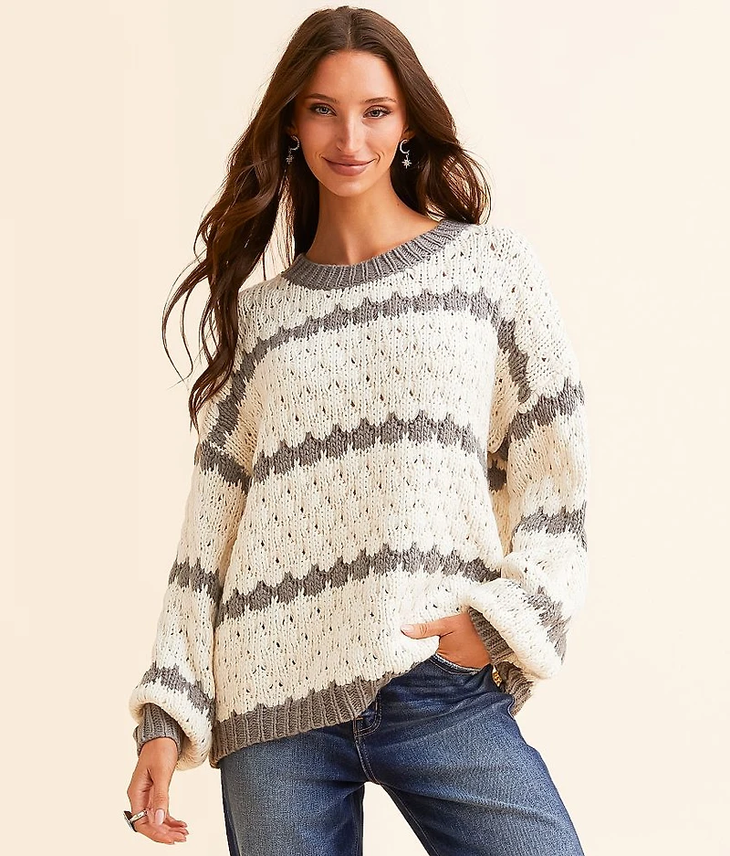 Bubble Striped Sweater