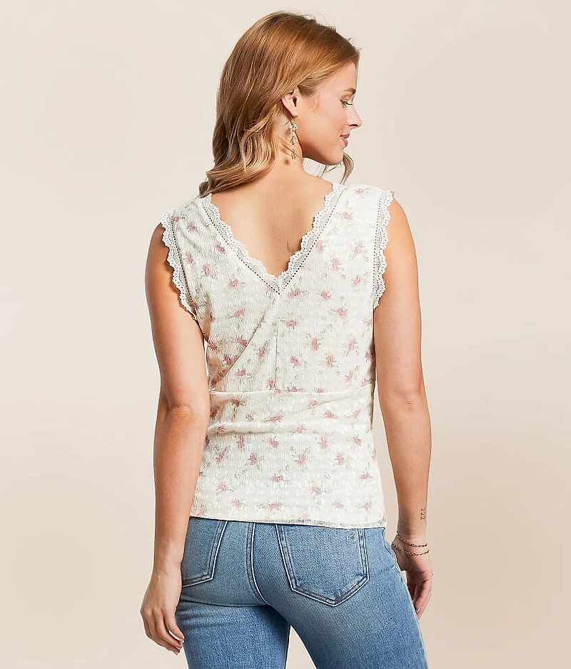 Floral Lace Tank Top