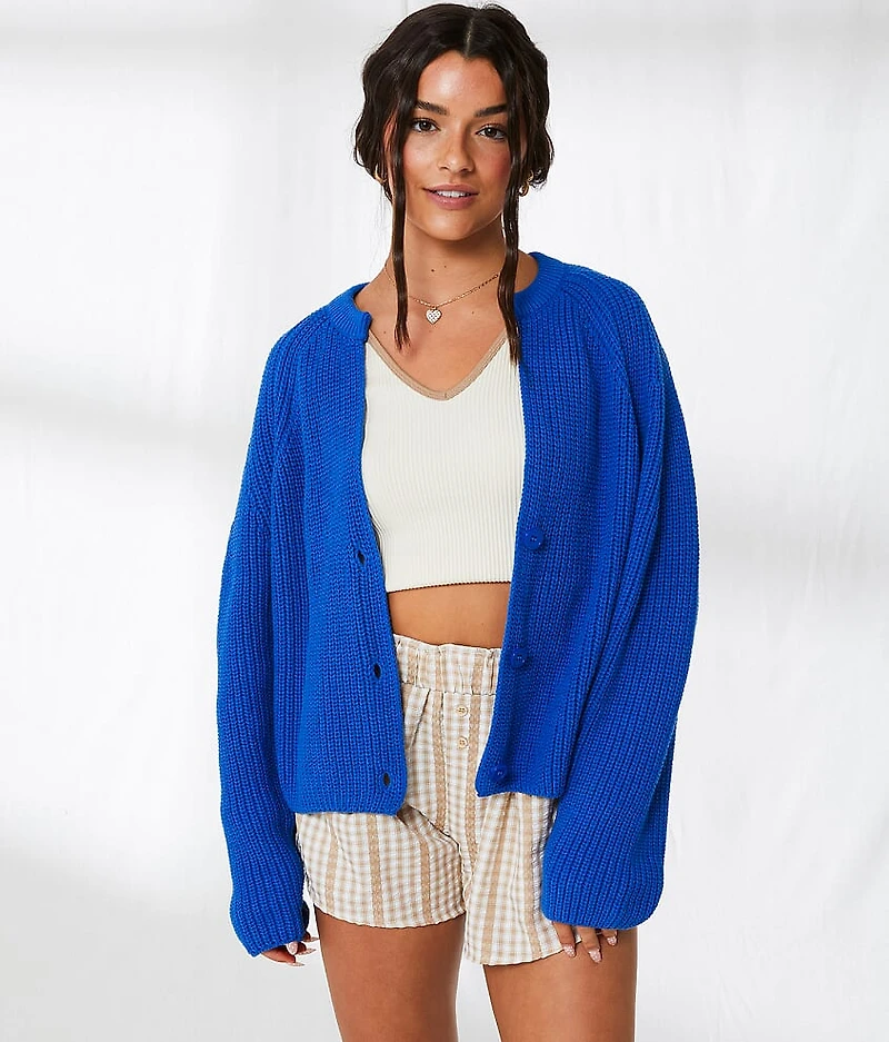 Sunny Cropped Cardigan Sweater