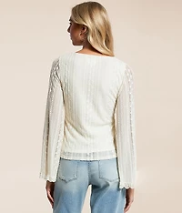 Cinch Tie Lace Top