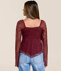 Floral Lace Top