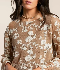 Floral Embroidered Top