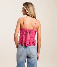 Floral Glitz Tank Top