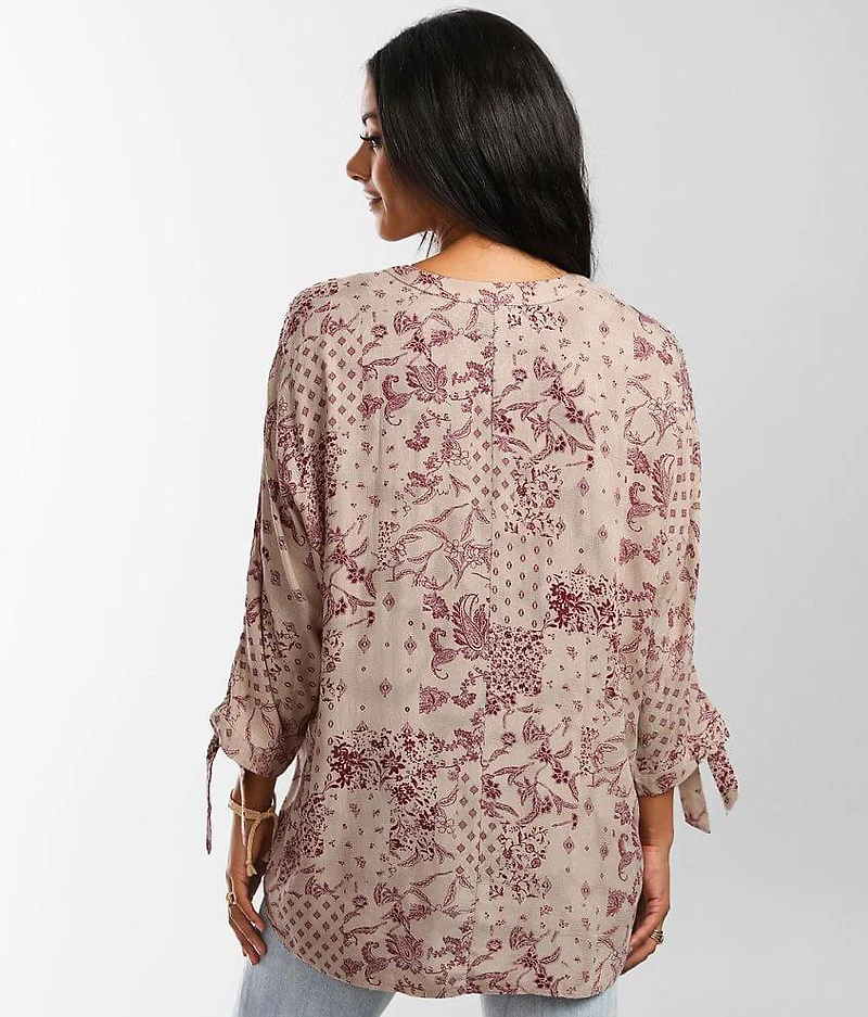 Woven Printed Top