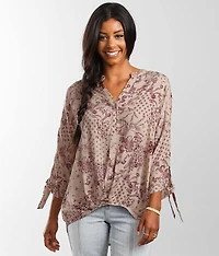 Woven Printed Top