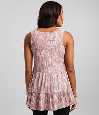 Tiered Babydoll Tank Top