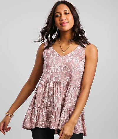 Tiered Babydoll Tank Top
