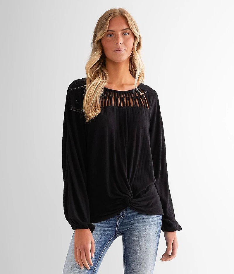 Strappy Twisted Front Top