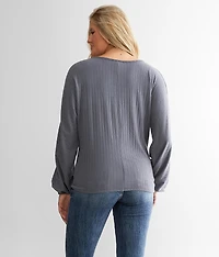 Strappy Front Twist Top