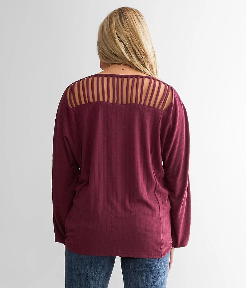 Strappy Surplice Top