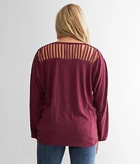 Strappy Surplice Top