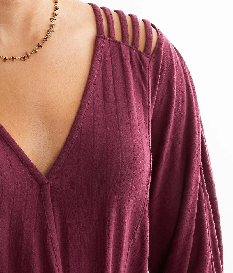 Strappy Surplice Top