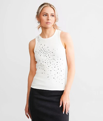 Rhinestone Tank Top