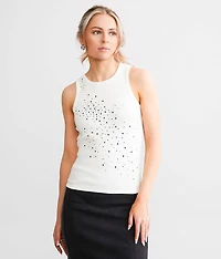Rhinestone Tank Top