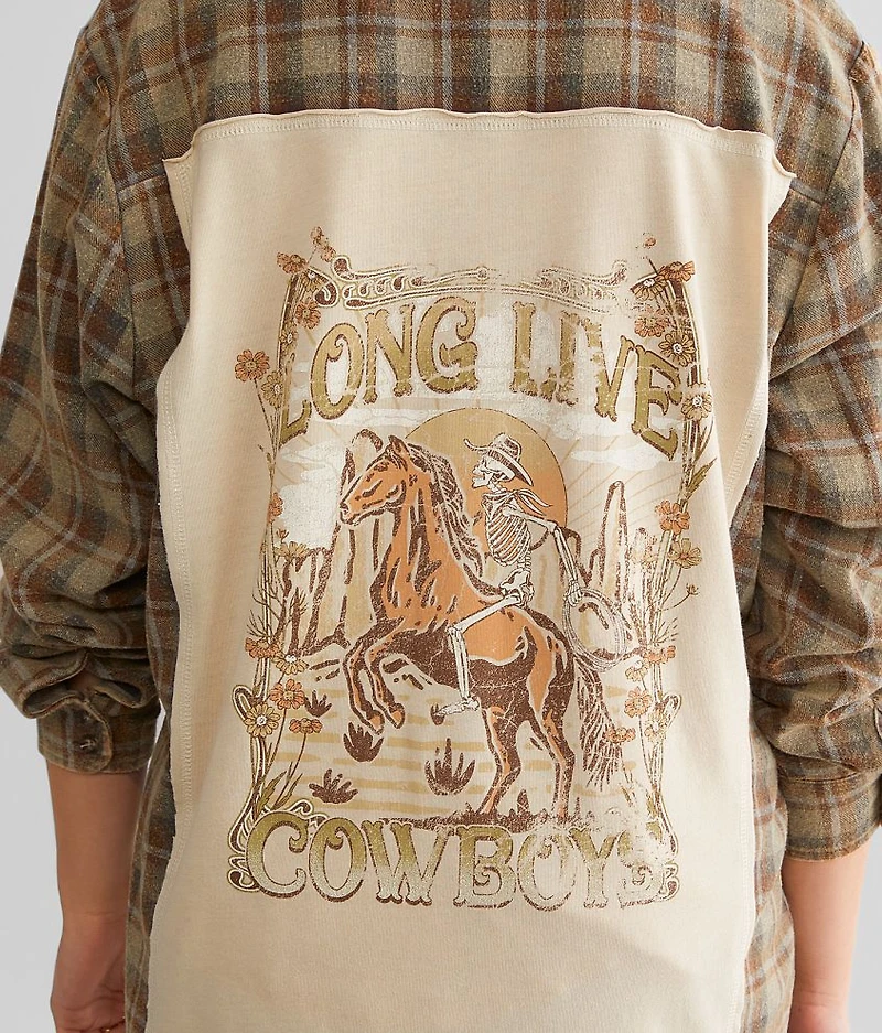 Long Live Cowboys Flannel Shirt