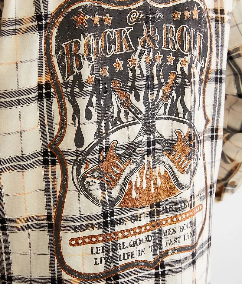 Rock & Roll Flannel Shirt