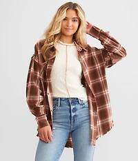 Paisley Star Patch Flannel Shirt