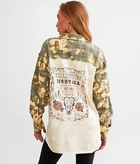 Yellowstone Montana Plaid Boyfriend Shirt